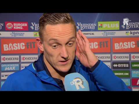 Jens Toornstra na afloop van ADO Den Haag - Feyenoord
