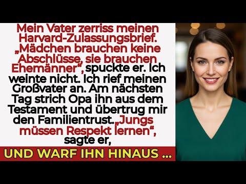 Beim Familienessen zerrissen sie meinen Harvard-Brief – Opa enterbte meinen Vater sofort