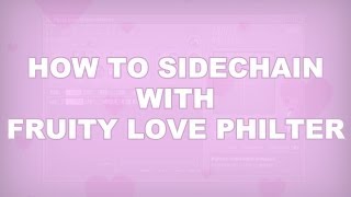 Video thumbnail for FL studio Basics | how to sidechain with Fruity Love Philter by Tai-Ro