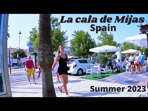 Walking tour / 🏖️ wonderful small town / Lacala de mijas, malaga spain / summer 2023 / costa del sol