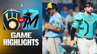 Brewers vs. Marlins Game Highlights (4/19/26) | MLB Highlights