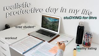 A VERY LONG STUDY DAY - how I stick to my study sc