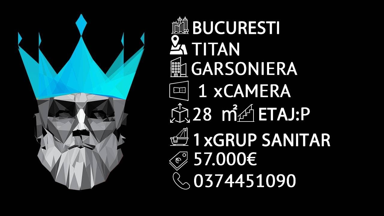 Tur video Garsoniera Titan Bucuresti 