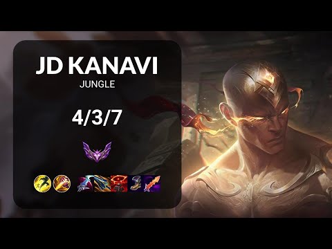 JD Kanavi Lee Sin vs Lillia JUNGLE - KR  Patch 14.15