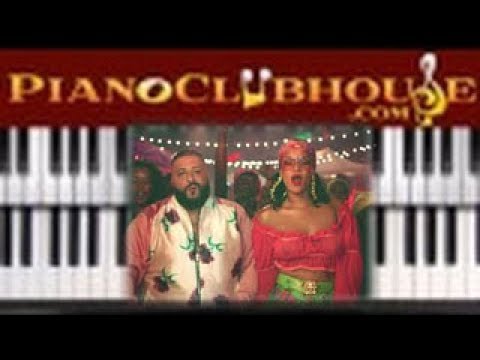 🎹 How to play "WILD THOUGHTS" by DJ Khaled, Rihanna, and Bryson Tiller (easy piano tutorial lesson)