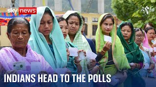 Largest democracy in the world goes to the polls, as India has its say