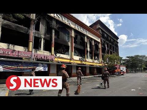 Wisma Jakel fire, two K9 Tracker Dogs deployed to the site