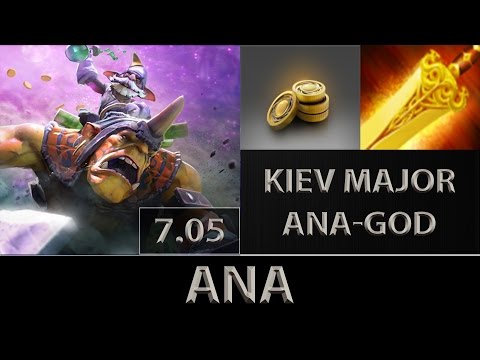 ana [Alchemist] Fast Farm ► Kiev Major Ana-God ► Dota 2 [7.05]