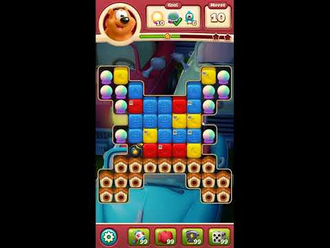 Toon Blast Level 8085 - NO BOOSTERS 🐻🐺🐱 | SKILLGAMING ✔️