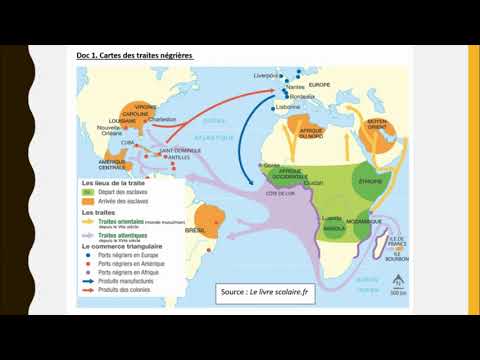 4e - Vidéo de révision - Chapitre 1. Grand commerce, traite négrières et esclavage au XVIIIe siècle