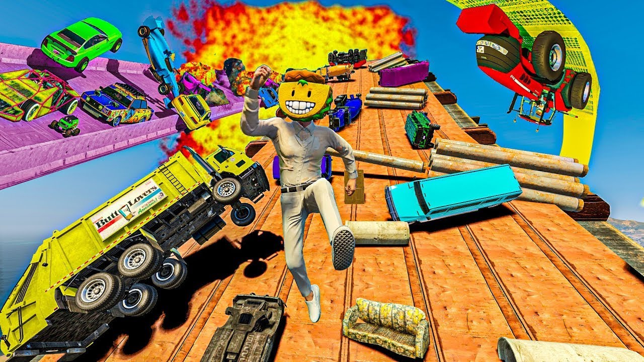 AVALANCHA DE OBJETOS ALEATORIOS EN GTA 5 ONLINE