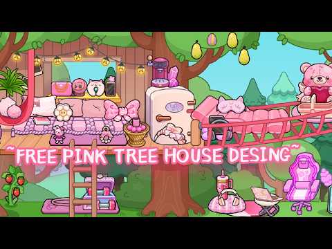 FULL PİNK TREE HOUSE DESİNG!!!AND SAD STORY 😭🥺