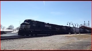 preview picture of video 'Railfanning Salisbury: Northbound Norfolk Southern'