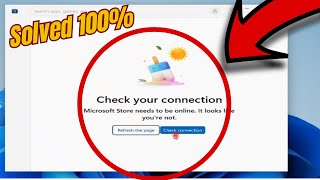 Download the video "How to Fix Microsoft Store Error Check your Internet Connection in Windows 11"