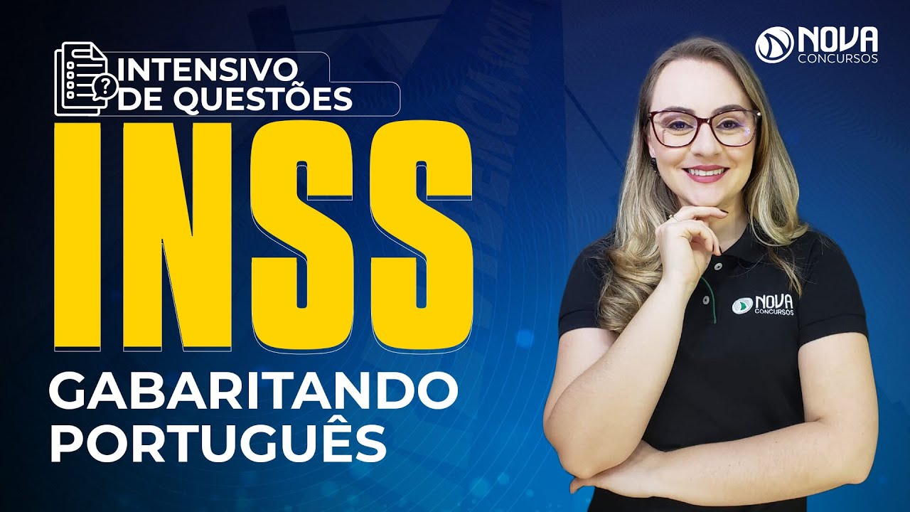 Concurso INSS 2022 QUESTÕES SOBRE ACENTUAÇÃO GRÁFICA