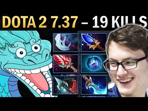 Wintern Wyvern Gameplay Miracle with 19 Kills and Manta - Dota 7.37