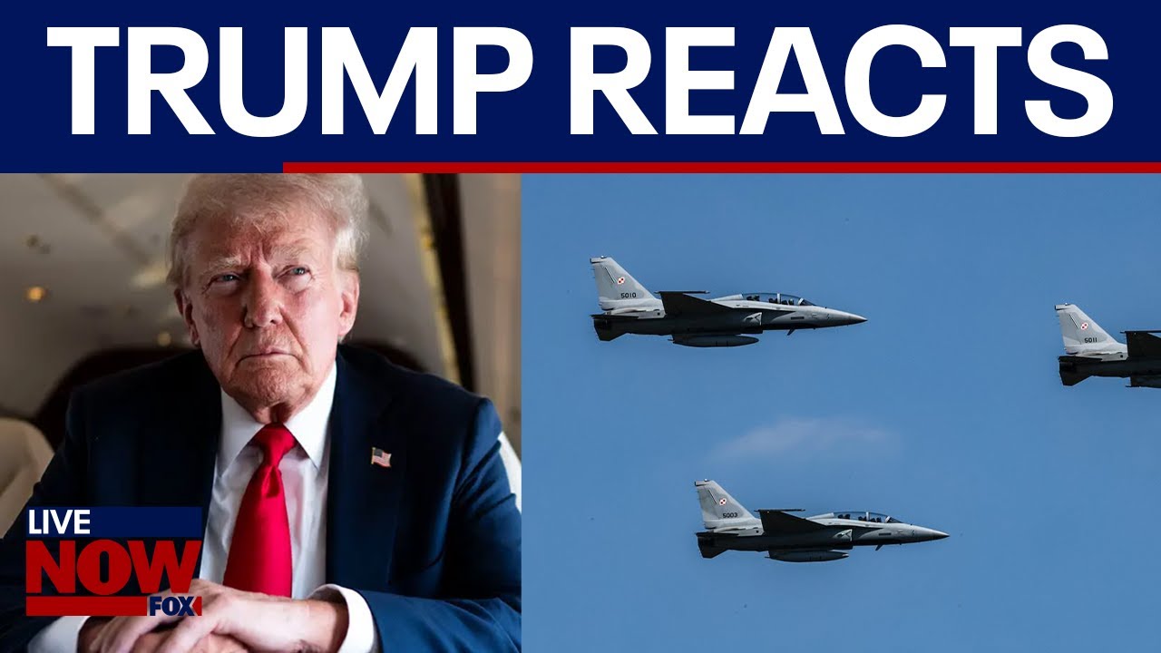 Trump reacts to Russia's violation of Poland's airspace "Here we go!"