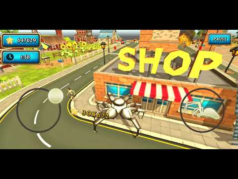 Spider Simulator: Amazing City Android Gameplay #28
