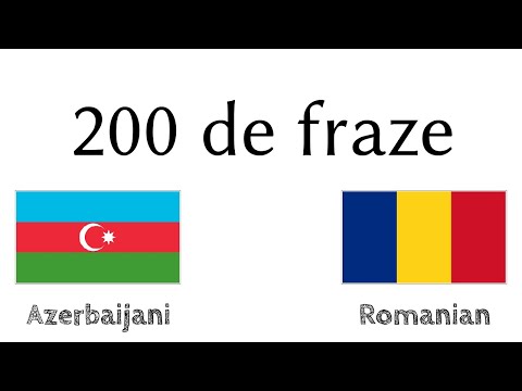 200 de fraze - Azeră - Română