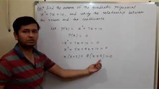 Polynomials Example 2 ncert class 10th
