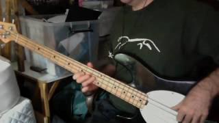 XTC bass cover - Across This Antheap