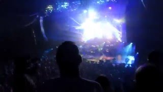 Dave Schools singing "All Along the Watchtower" with Widespread Panic 12-30-15