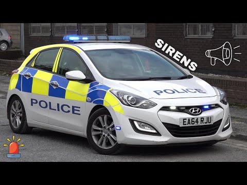 Police siren and horn sounds 🚨 📣 (Police cars going to emergency calls) 🚓