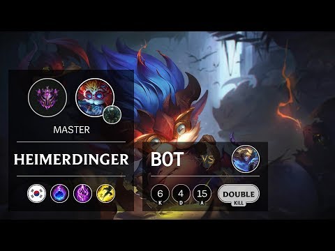 Heimerdinger Bot vs Ezreal - KR Master Patch 9.14