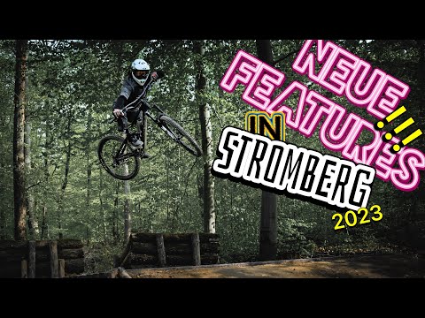 mit E-MTB senden im Flowtrail Stromberg 2023 🥵 was ist neu ? Sprungtechnik Training mit Freundin