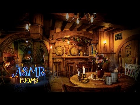 Lord of the Rings Inspired ASMR - the Green Dragon Inn - Medieval Tavern Ambience and Animations