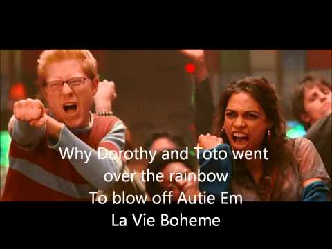 La Vie Boheme - Rent (Lyrics)