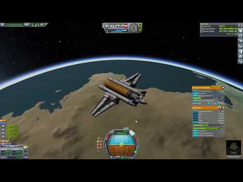 KSP Ultra Efficient SSTO - 40 ton, Orange Tank to orbit