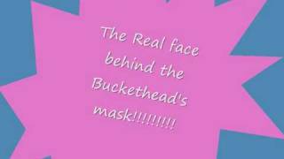 The real face behind the Buckethead's mask!!!!!!!