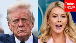 JUST IN: Karoline Leavitt Holds New Media Press Briefing After Trump Marks 100 Days In Office