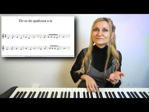 Do se do qualcosa a te - solfeggio, pianoforte - attivita' musicale per bambini