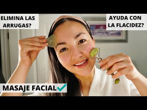 RODILLO DE JADE VS GUA SHA TUTORIAL / COMO USARLO / MASAJE FACIAL / DRENAJE LINFATICO jade roller