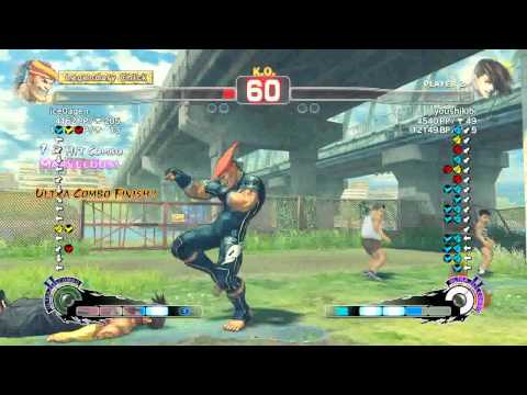 SSF4 AE Adon (ice0age r) vs Yang (youshikibi) Japanese Ranking Match