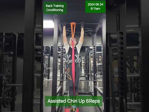 Set 2/3 Assisted Chin Up 6Reps,  Daily SHORT Strength Training Program 2024 06 24