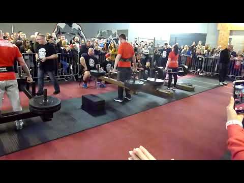 Felix McAlinden Holding 165kg 48.6 sec Beginners u80kg Strongman 2020