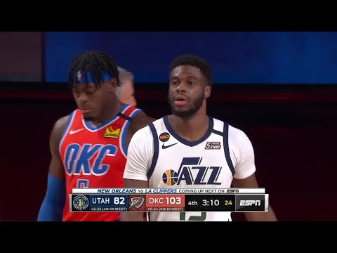 Emmanuel Mudiay Full Play vs Oklahoma City Thunder | 08/01/20 | Smart Highlights