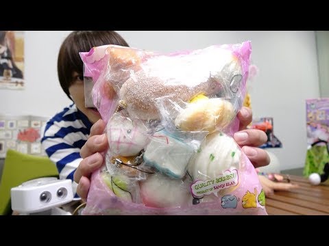 大量スクイーズで遊んでみた！【19時アップ!立石学園】