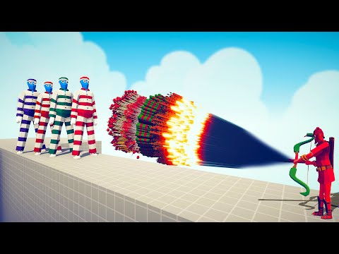 PRISONER COLOR PACK vs EVERY GOD - Totally Accurate Battle Simulator TABS