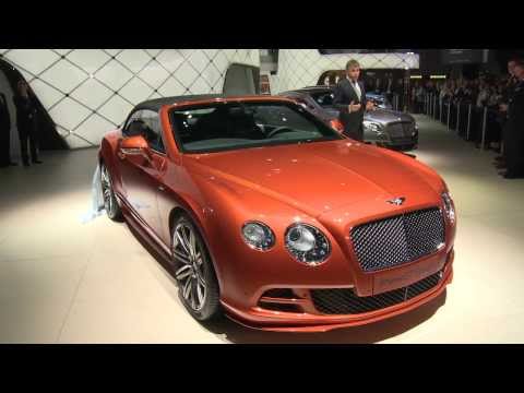 Salón del automóvil de Ginebra 2014. Bentley Continental GTC Speed