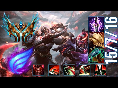 TOP 1 CHALLENGER Guides How to Play DARIUS JUNGLE & Carry + Best Build/Runes Season 15 Patch 25.05