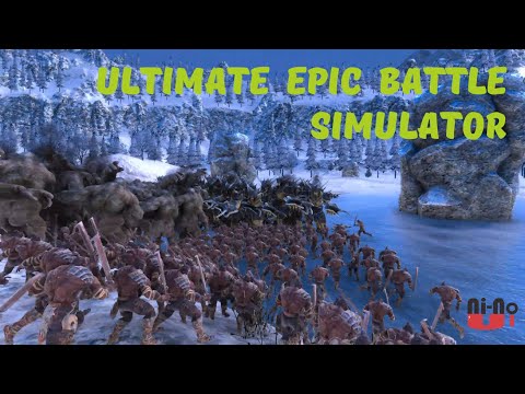 250 Orc Vs 50 Giant Ogre Vs 50 Cyclop ~ Ultimate Epic Battle Simulator - UEBS Gameplay (Steam) #3