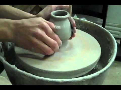 Pottery - Throwing a Small Round Vase