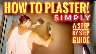 An ABSOLUTELY BRILLIANT TUTORIAL! For total beginners about..... PLASTERING. DIY GUIDE