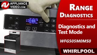 Whirlpool Range/Oven - Diagnostic Mode, Error Fault Codes & Troubleshooting