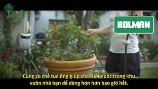 ỐNG CUỘN TƯỚI VƯỜN RÚT DÂY TỰ ĐỘNG của Holman Úc