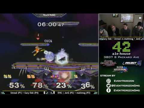Construct 102 - Unreal + Gary Oak vs EHG | Jon$ + mattmog - Melee Doubles